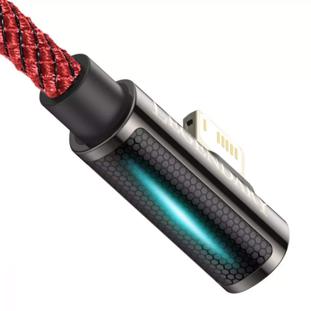 Кабель Baseus Legend Series Fast Charging Elbow Lightning 2.4A (2m) — Придбати в Україні - фото 5