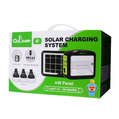 Багатофункціональний LED ліхтар Cclamp CL-01 із сонячною панеллю — Придбати в Україні