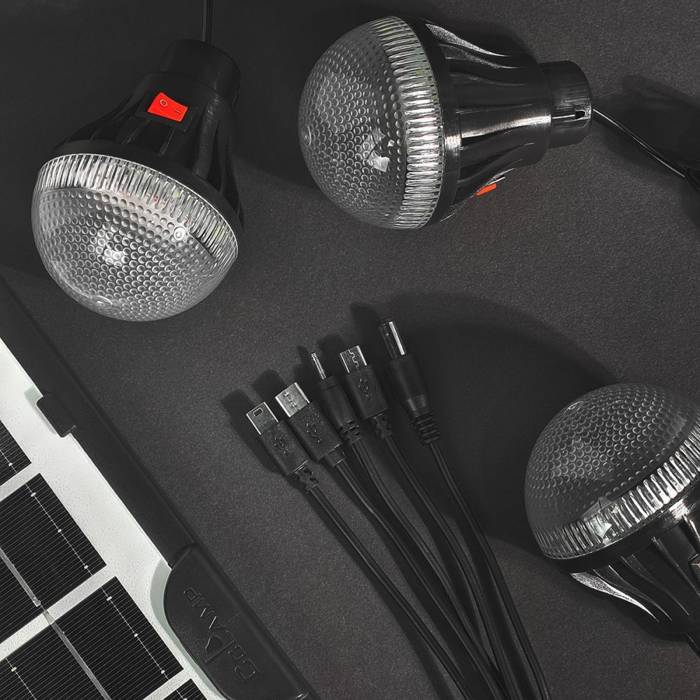 Багатофункціональний LED ліхтар Cclamp CL-01 із сонячною панеллю — Придбати в Україні - фото 2