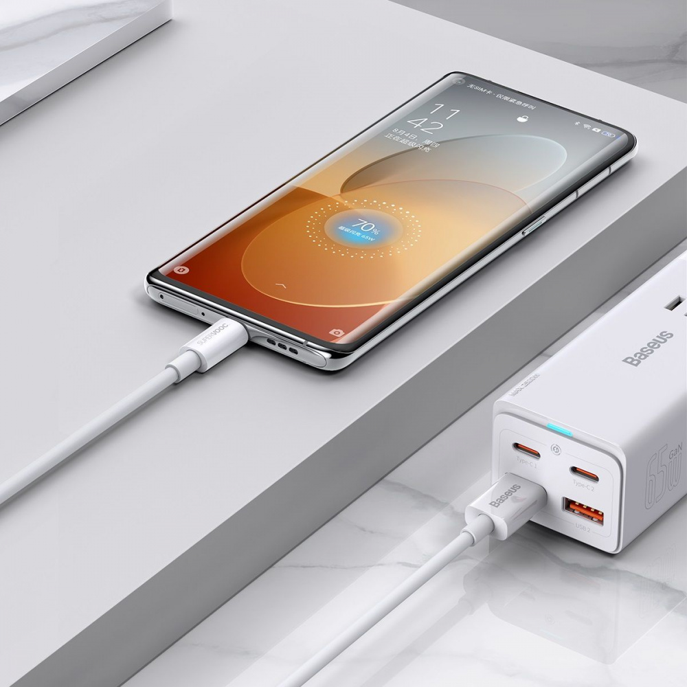Кабель Baseus Superior Series (SUPERVOOC) Fast Charging Data Type-C 65W (2m) — Придбати в Україні - фото 5