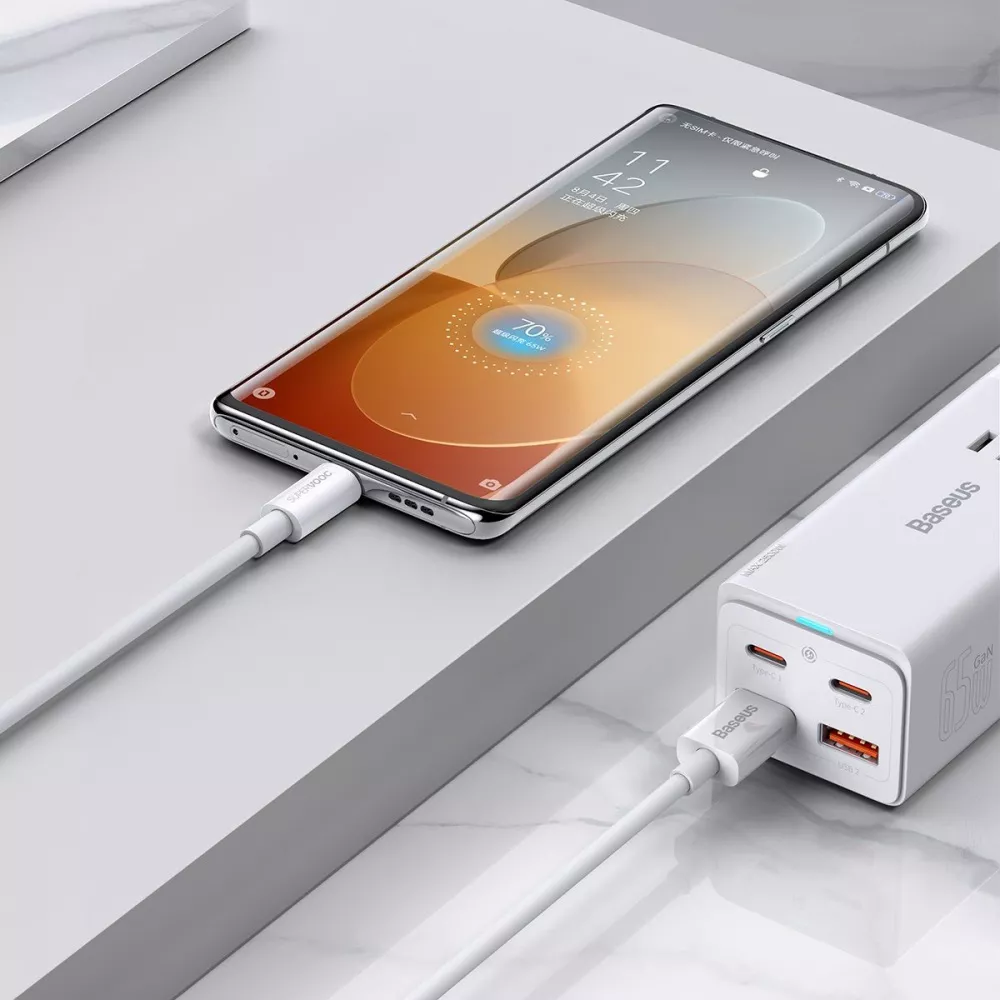 Кабель Baseus Superior Series (SUPERVOOC) Fast Charging Data Type-C 65W (2m) — Придбати в Україні - фото 5