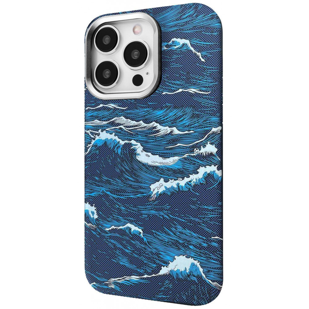 Чохол Proove Gleam Case with Magnetic Ring iPhone 14 Pro Max blue ocean (PCGCIP14PM95) Синій на малюнкі №1