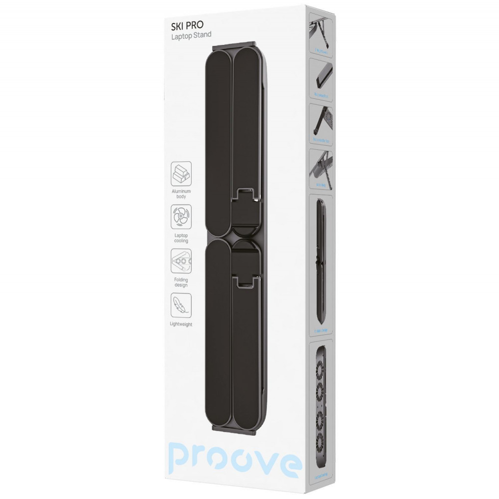 Подставка для ноутбука Proove Ski Pro silver (LSSP00212004) Серебристый на картинке №2