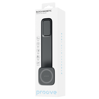 Купить Автодержатель Proove Block Magnetic Stick-on Car Mount 55601 - Ncase