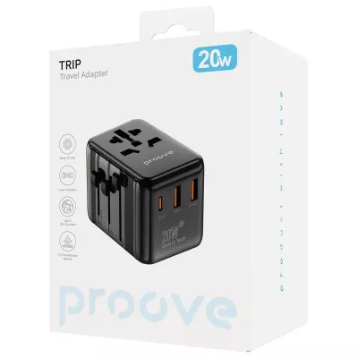 Універсальний адаптер Proove Trip 20W — Придбати в Україні