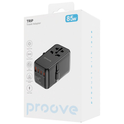 Універсальний адаптер Proove Trip 85W — Придбати в Україні