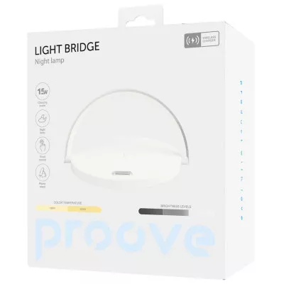 Нічник з Бездротовою Зарядкою Proove Light Bridge — Придбати в Україні