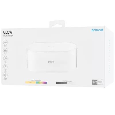 Нічник з Бездротовою Зарядкою Proove Glow 1200mAh — Придбати в Україні