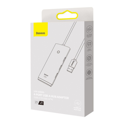 USB-Хаб Baseus Lite Series 4-in-1 (USB-A to USB 3.0*4) (0.25m) — Придбати в Україні