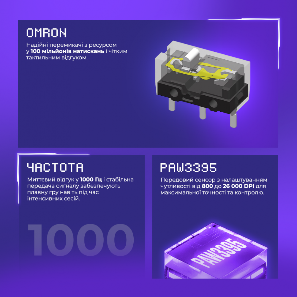 Беспроводная игровая мышь Proove Gaming Rate Pro with Charging Dock - фото 4