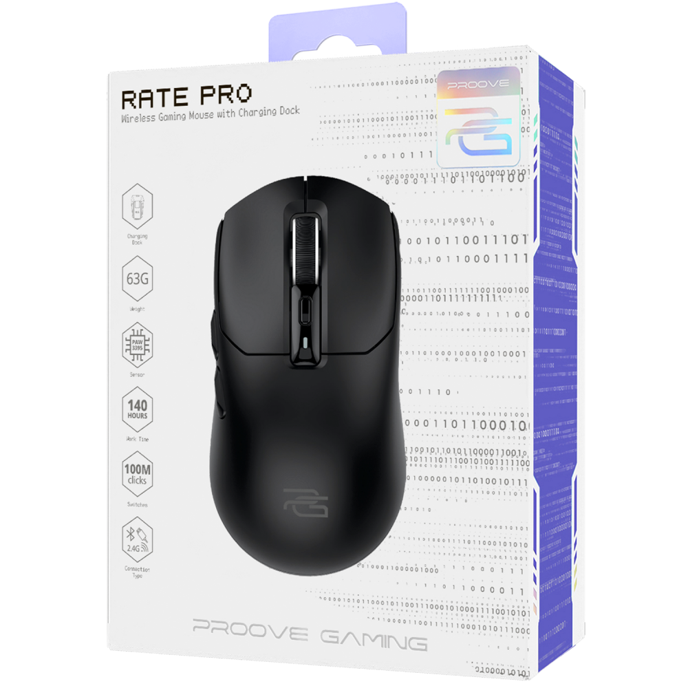 Беспроводная игровая мышь Proove Gaming Rate Pro with Charging Dock - фото 1