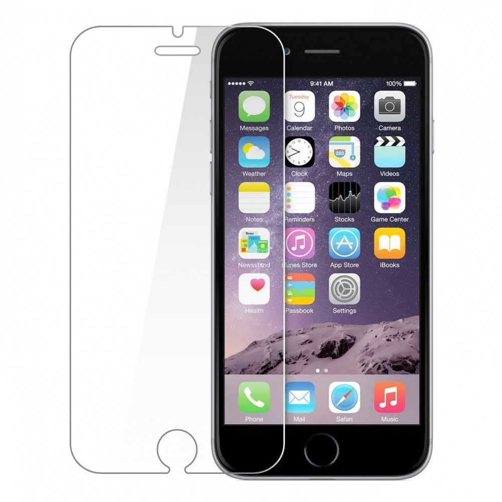 Protective glass 0.15 mm iPhone 6/6s without packaging - фото 1
