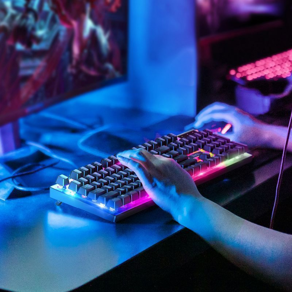 Клавиатура и Мышь Hoco GM18 Luminous - фото 6