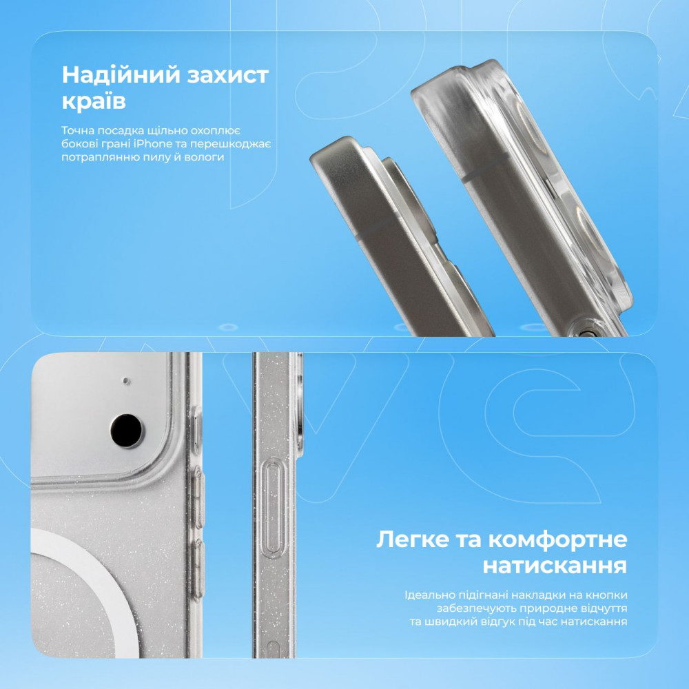 Чехол Proove Crystal Case with Magnetic Ring iPhone 13 Pro - фото 6