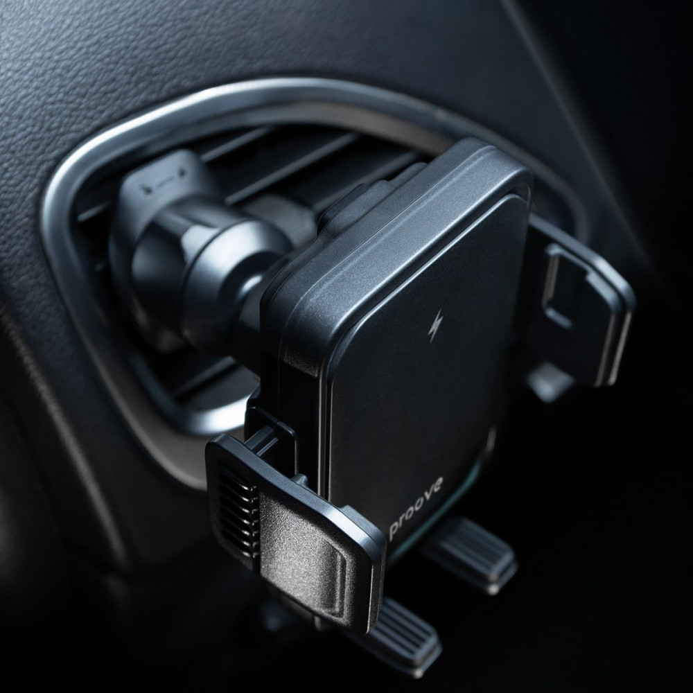 Автодержатель с Беспроводной Зарядкой Proove Sonic Pro 15W - фото 5