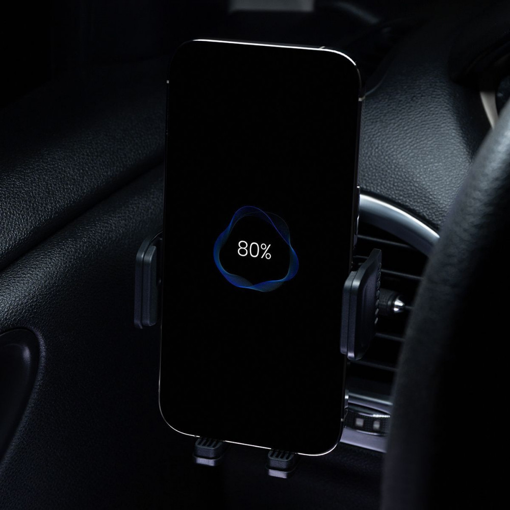 Автодержатель с Беспроводной Зарядкой Proove Sonic Pro 15W - фото 7