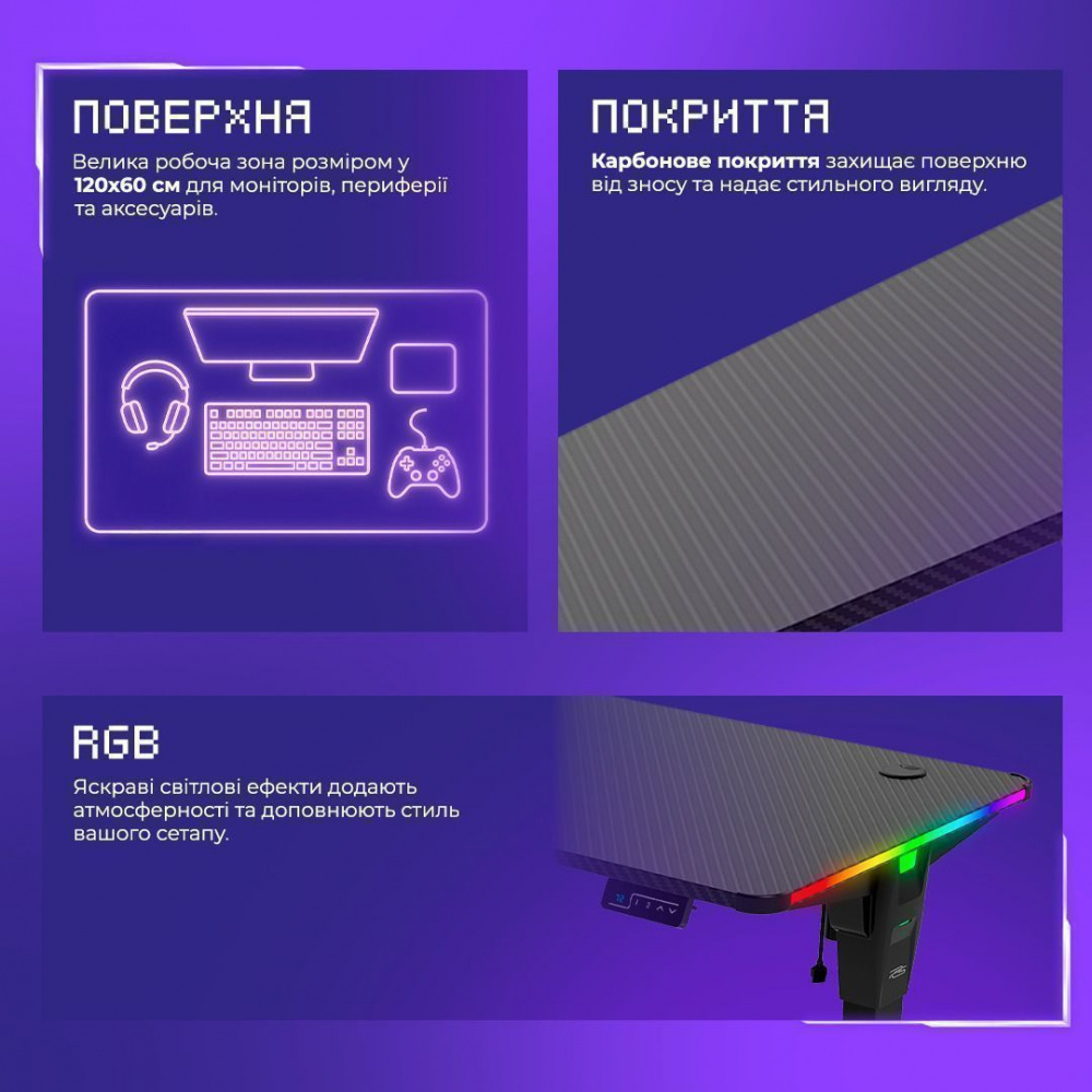 Стол для геймеров Proove Gaming PVP - фото 8