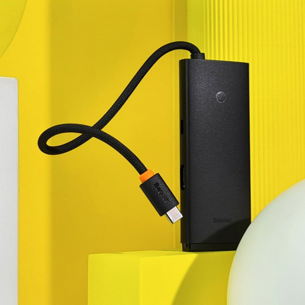 USB-Хаб Baseus Lite Series 5-in-1 (Type-C to HDMI + 3xUSB 3.0 + PD) — Придбати в Україні - фото 8