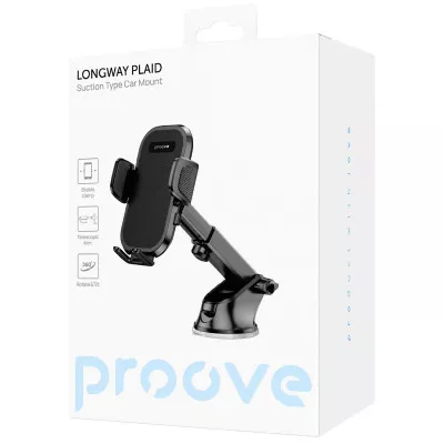 Автомобільний тримач Proove Longway Plaid Suction Type Car Mount — Придбати в Україні