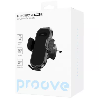 Автомобільний тримач Proove Longway Silicone Air Outlet Car Mount — Придбати в Україні