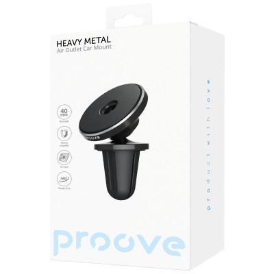 Купить Автодержатель Proove Heavy Metal Air Outlet Car Mount 48863 - Ncase