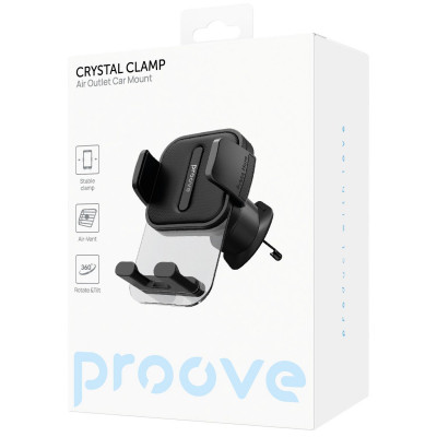 Автомобільний тримач Proove Crystal Clamp Air Outlet Car Mount — Придбати в Україні