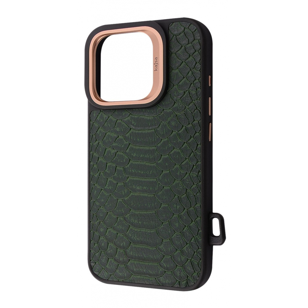 Чехол Kajsa Snake Pattern with Magnetic Ring iPhone 16 Pro - фото 9