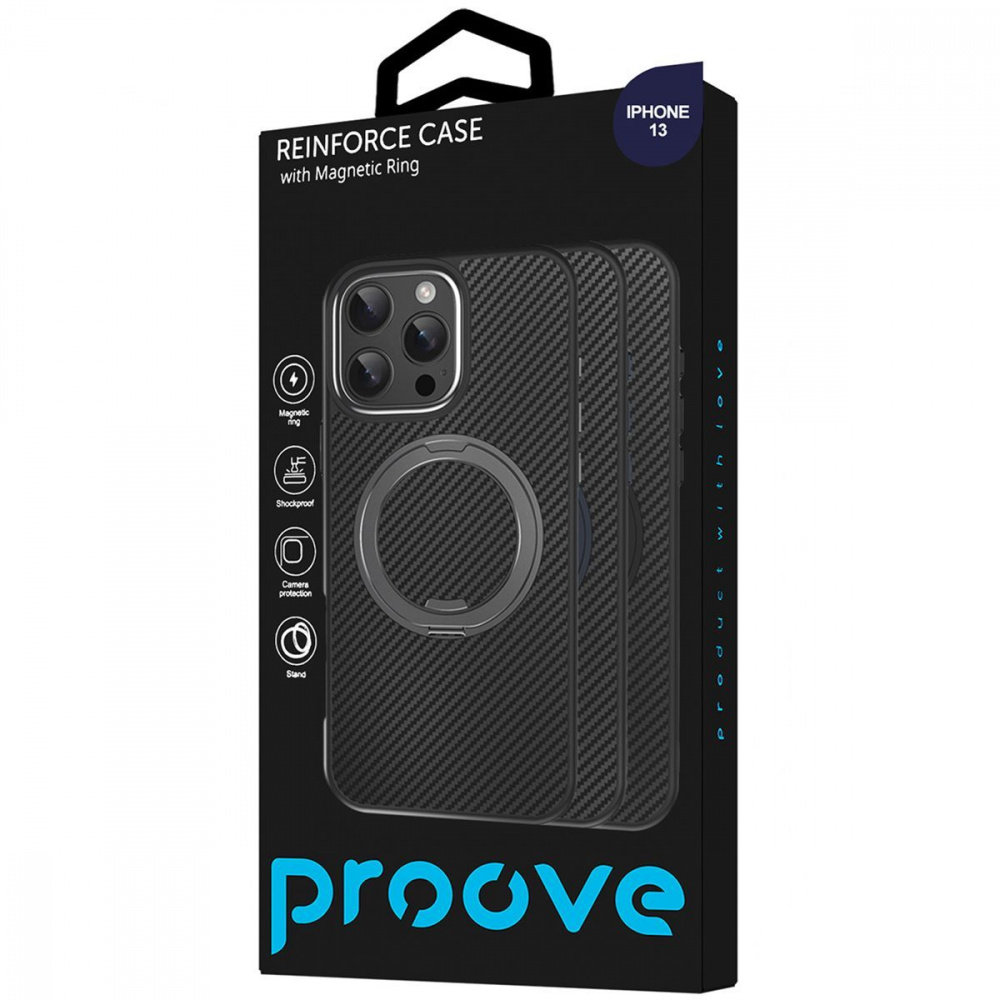 Чехол Proove Reinforce Case with Magnetic Ring iPhone 13 - фото 1