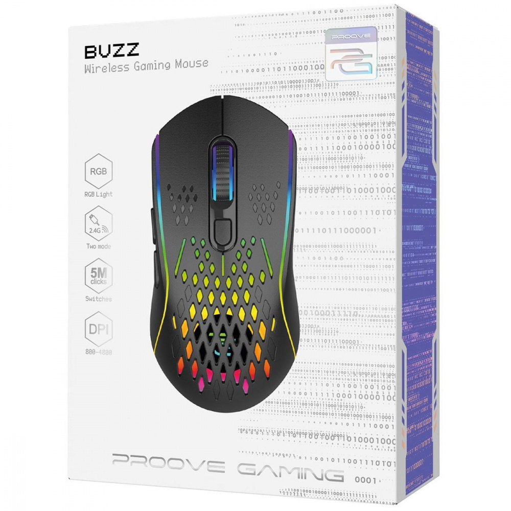 Бездротова ігрова миша Proove Gaming Buzz — Придбати в Україні - фото 1