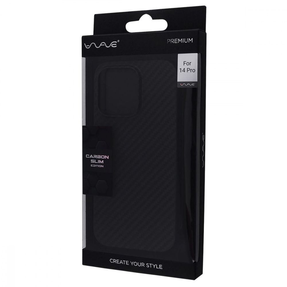 Чехол WAVE Premium Carbon Slim with Magnetic Ring iPhone 14 Plus/15 Plus - фото 1