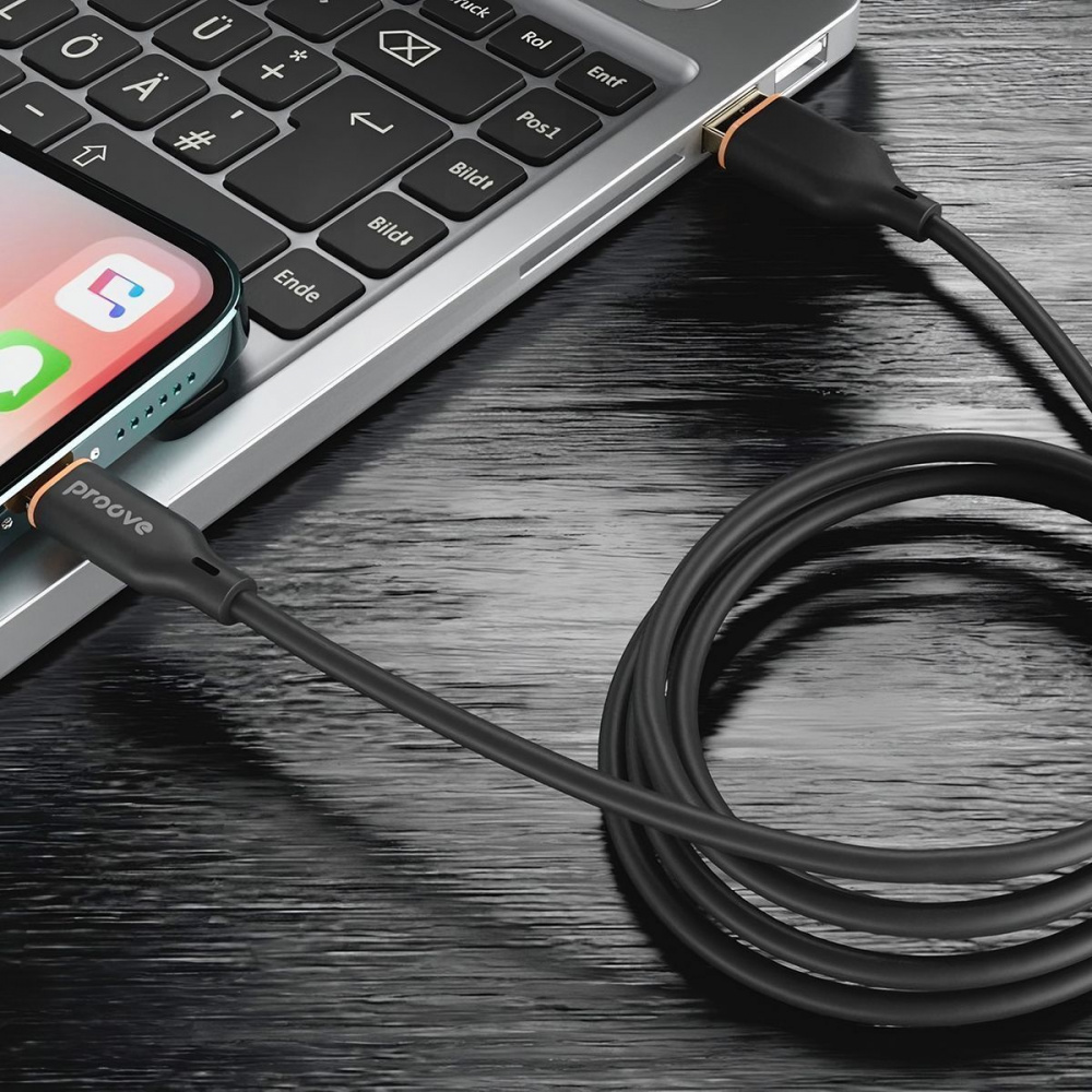 Кабель Proove Jelly Silicone Type-C to Type-C 60W (1m) — Придбати в Україні - фото 8