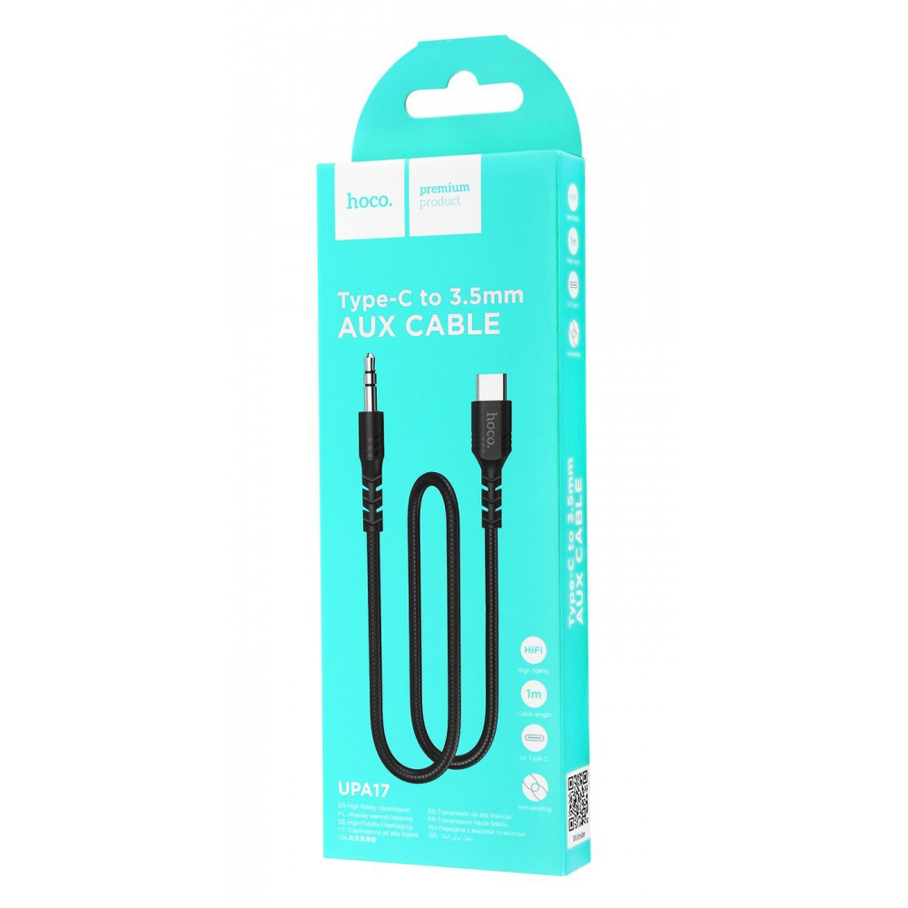 Cable AUX Hoco UPA17 Type-C (1m) - фото 1