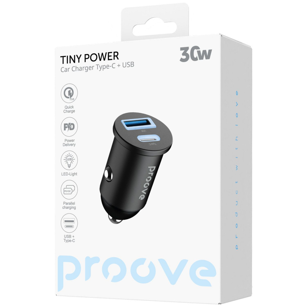АЗП Proove Tiny Power 30W (Type-C + USB) — Придбати в Україні - фото 1