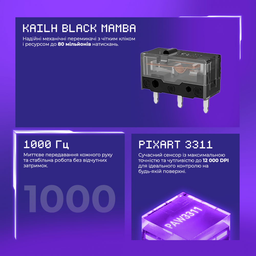 Бездротова ігрова миша Proove Gaming Rate Special Edition — Придбати в Україні - фото 4