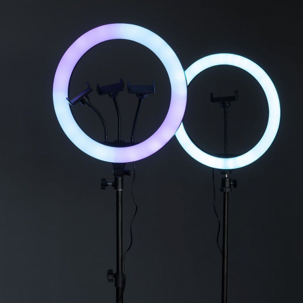 Кільцева світлодіодна LED лампа Lovely Stream 14 "Full Set — Придбати в Україні - фото 8