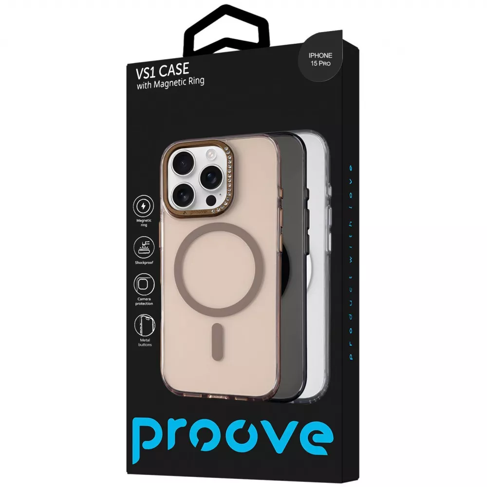Чохол Proove VS1 Case with Magnetic Ring iPhone 15 Pro — Придбати в Україні - фото 1