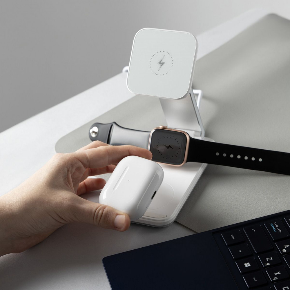 Бездротовий ЗП Proove Energy Fold 3 in 1 black (WSEF15010001) Чорний на малюнкі №13