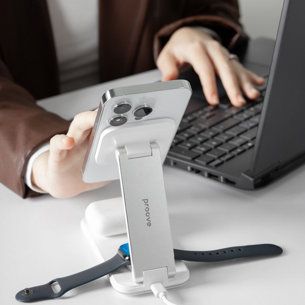 Беспроводное ЗУ Proove Energy Fold 3 in 1 - фото 13