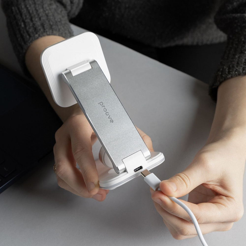 Бездротовий ЗП Proove Energy Fold 3 in 1 black (WSEF15010001) Чорний на малюнкі №15