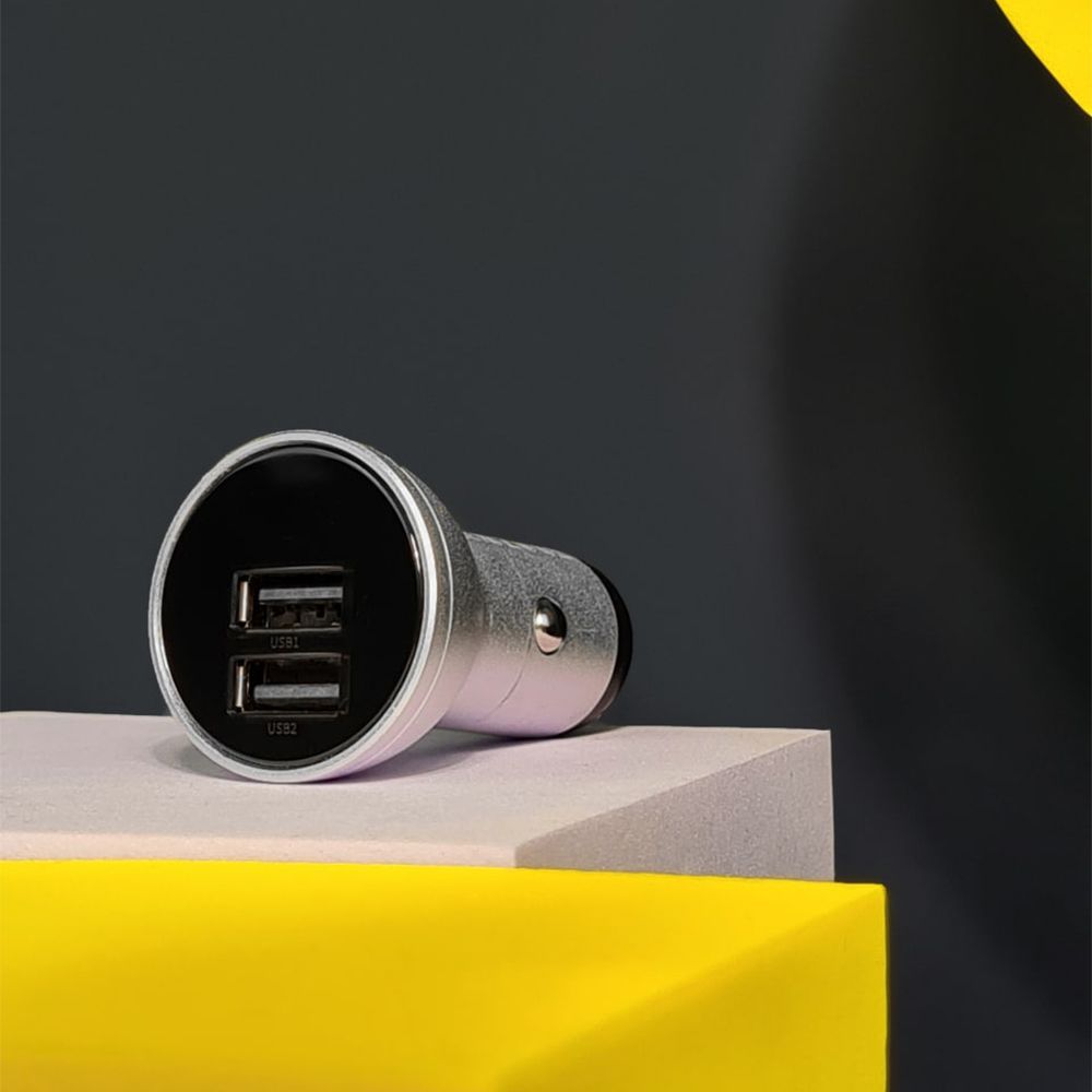 Автомобильное ЗУ Baseus Digital Display Dual USB 4.8A Car Charger 24W - фото 3
