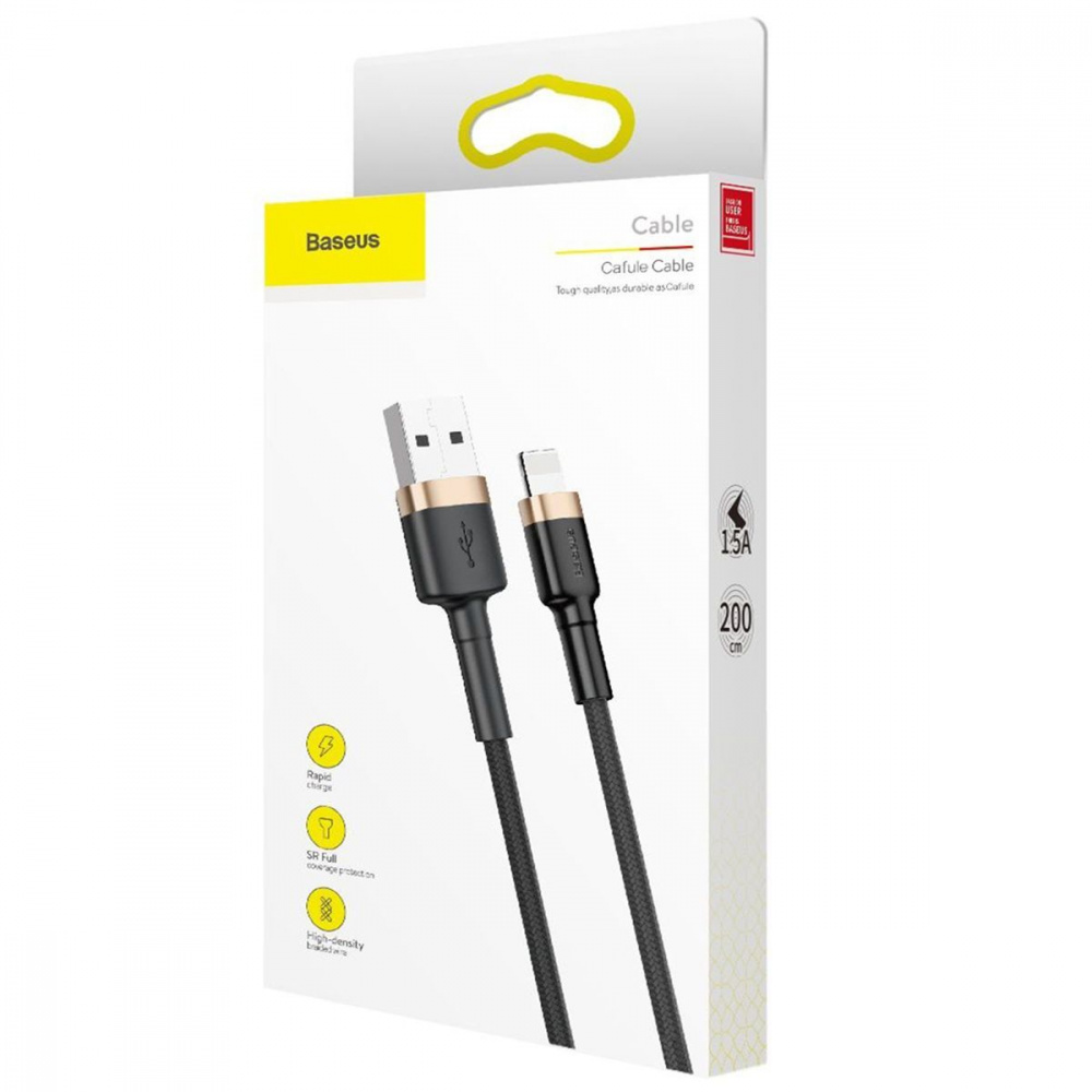 Кабель Baseus Cafule Lightning 1.5A (2m) — Придбати в Україні - фото 1