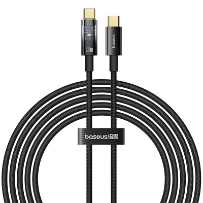 Купить Кабель Baseus Explorer Series Auto Power-Off Type-C to Type-C 100W (1m) 59708 - Ncase