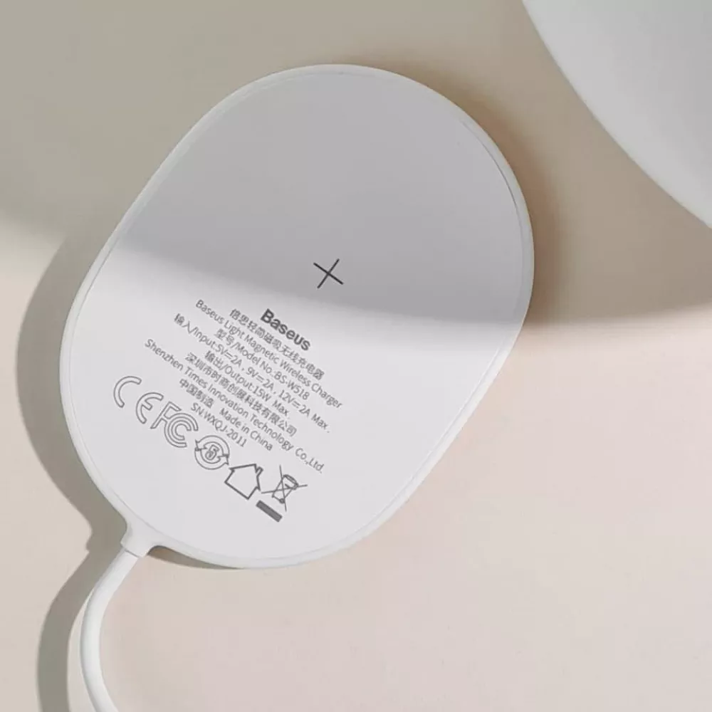 Бездротовий ЗП Baseus Light Magnetic 15W — Придбати в Україні - фото 1