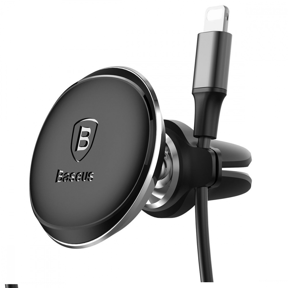 Автомобільний тримач Baseus Magnetic Car Mount with Cable Clip Air Vent Version — Придбати в Україні - фото 7