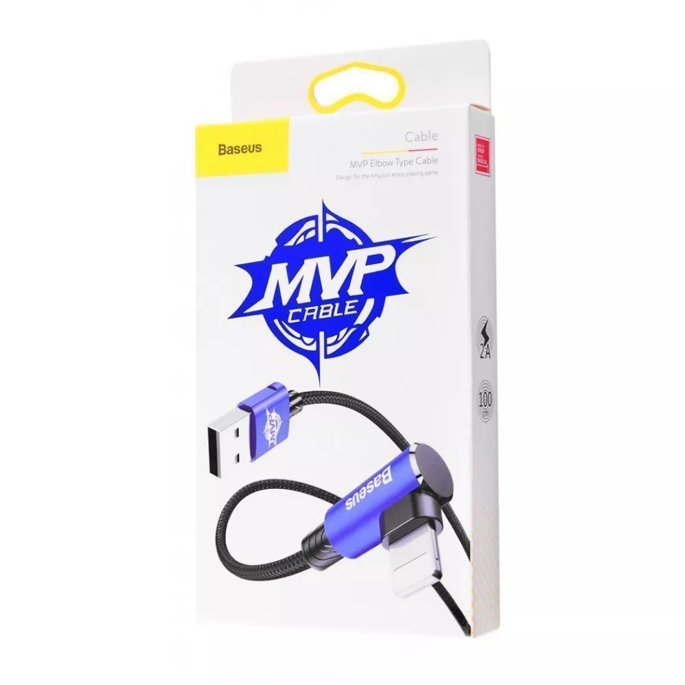 Кабель Baseus MVP Elbow Lightning 2.4A (1m)