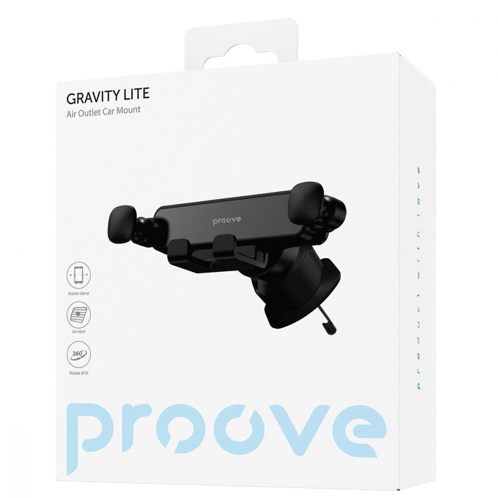 Автомобільний тримач Proove Gravity Lite Air Outlet Car Mount — Придбати в Україні - фото 1