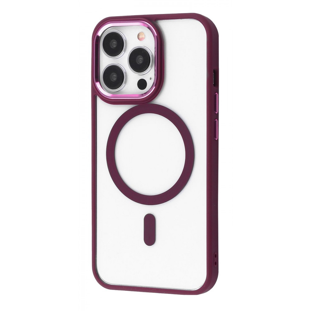 Чехол WAVE Ardor Case with Magnetic Ring iPhone 13 Pro Max bordo на картинке №1