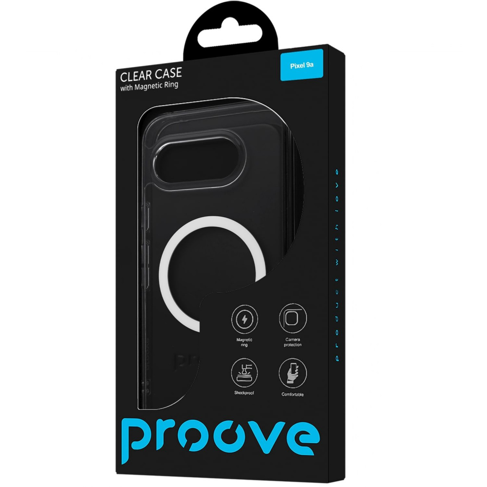 Чохол Proove Clear Case with Magnetic Ring Google Pixel 9a — Придбати в Україні - фото 1