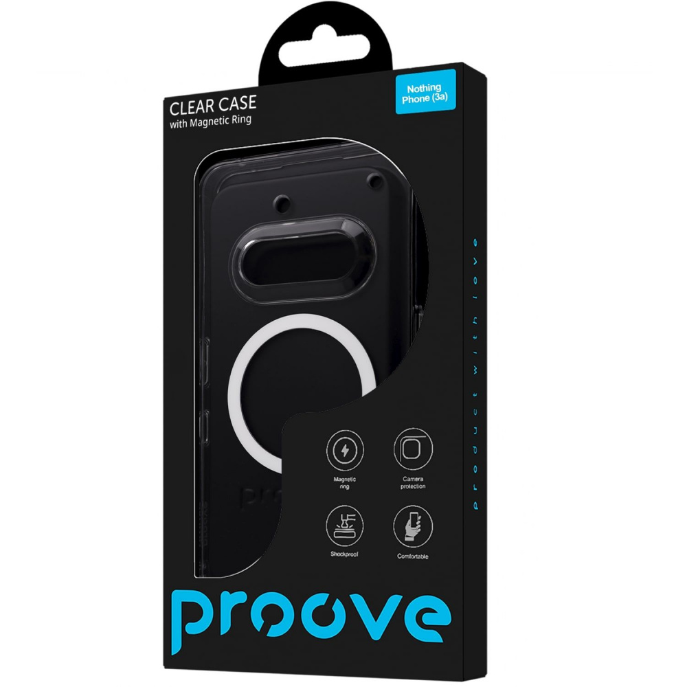 Чехол Proove Clear Case with Magnetic Ring Nothing Phone (3a) - фото 1
