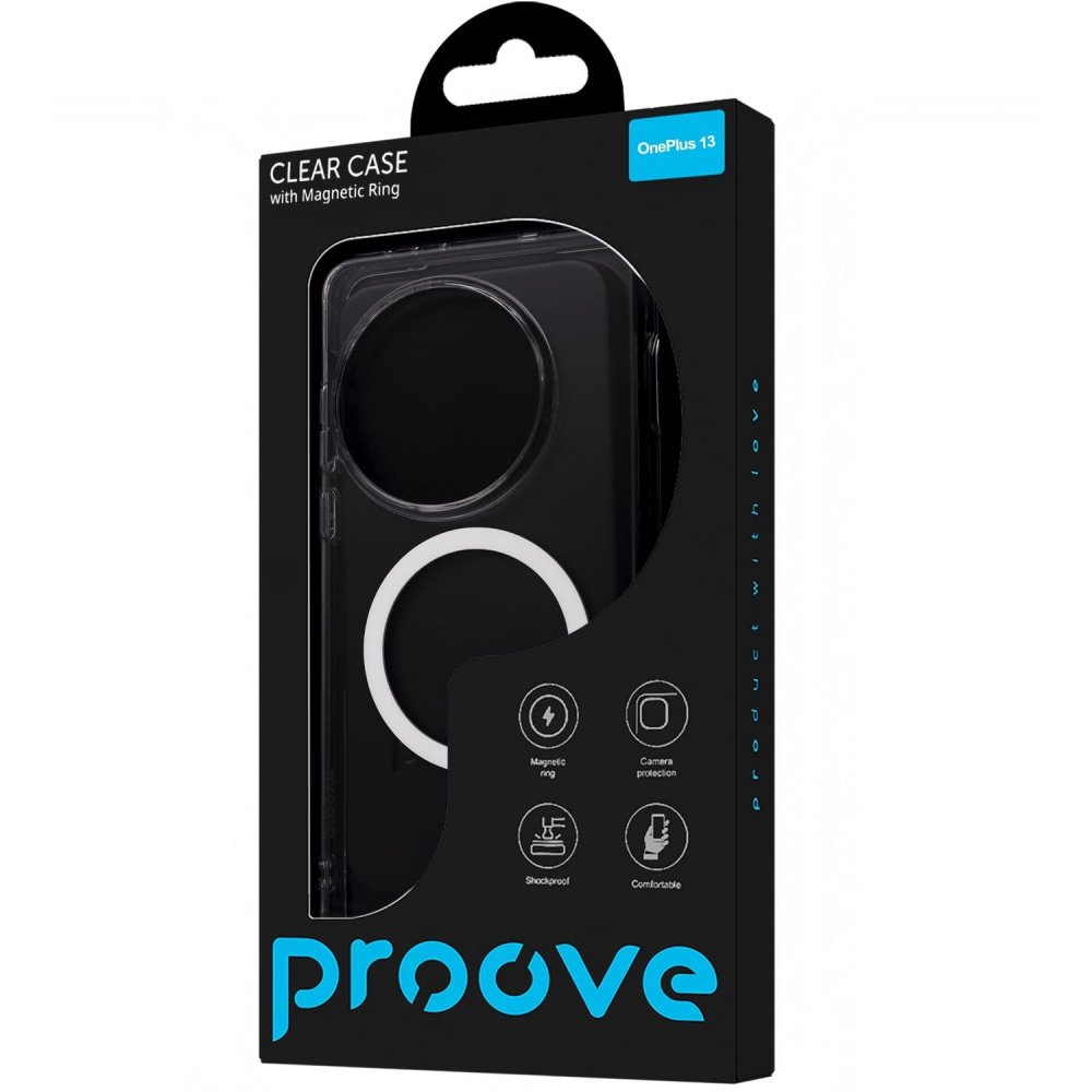 Чехол Proove Clear Case with Magnetic Ring OnePlus 13 - фото 1